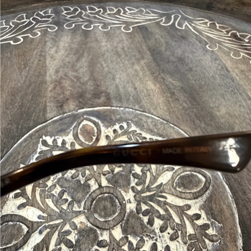 Gucci Tortoise Shell Glasses Frames GG0408OA 56-1… - image 4